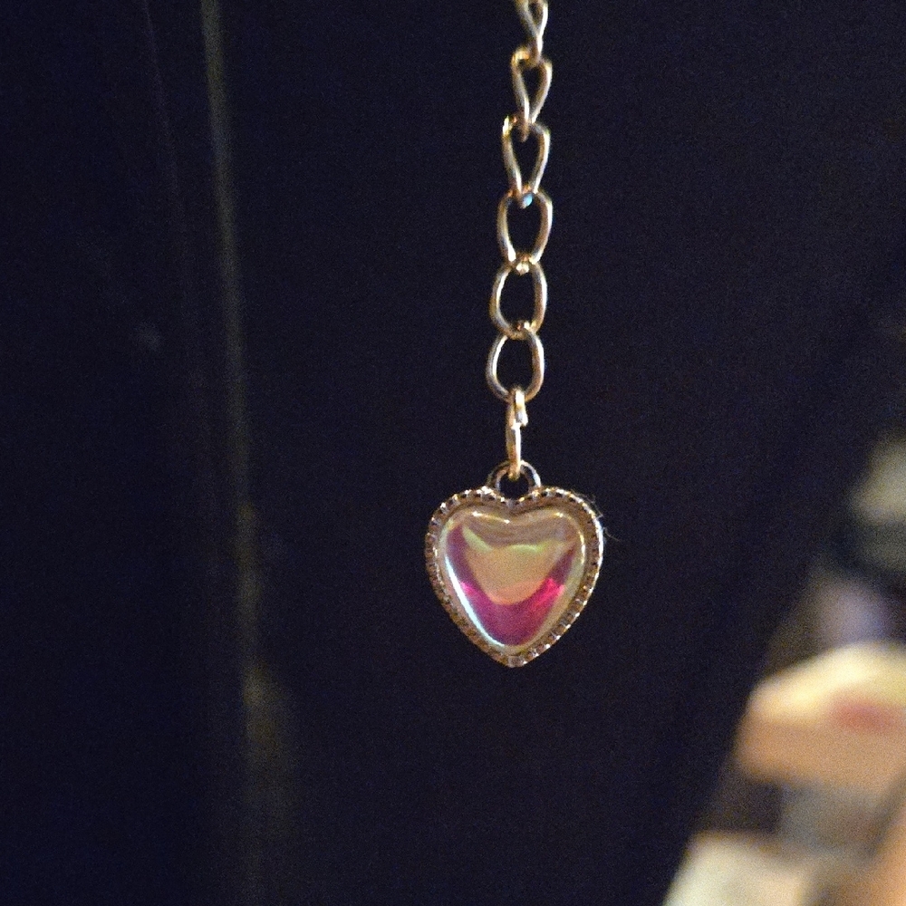 Colorful Heart Button Choker - Picture 6 of 9